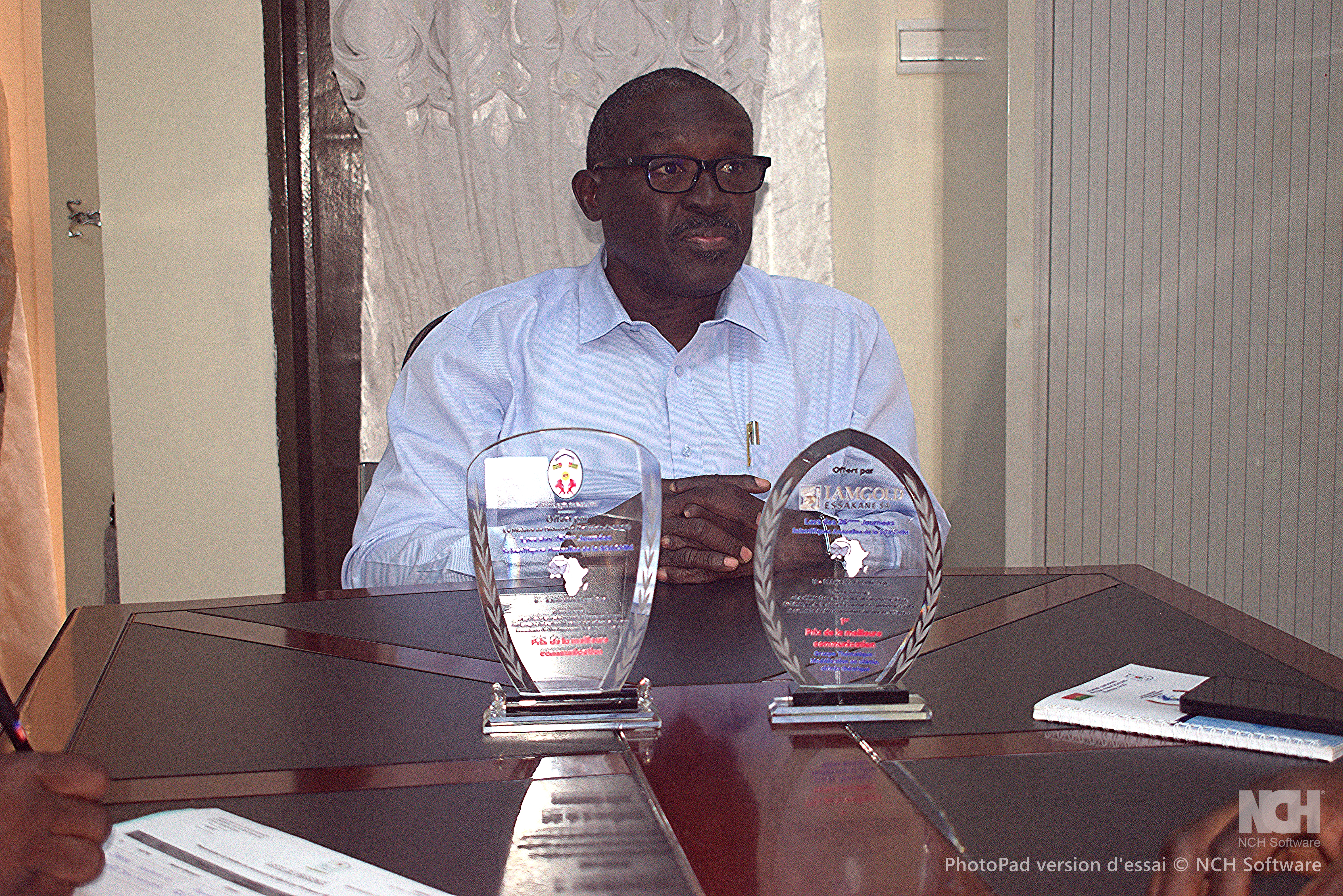 President de l UNB, Pr Hassan Bismarck NACRO
